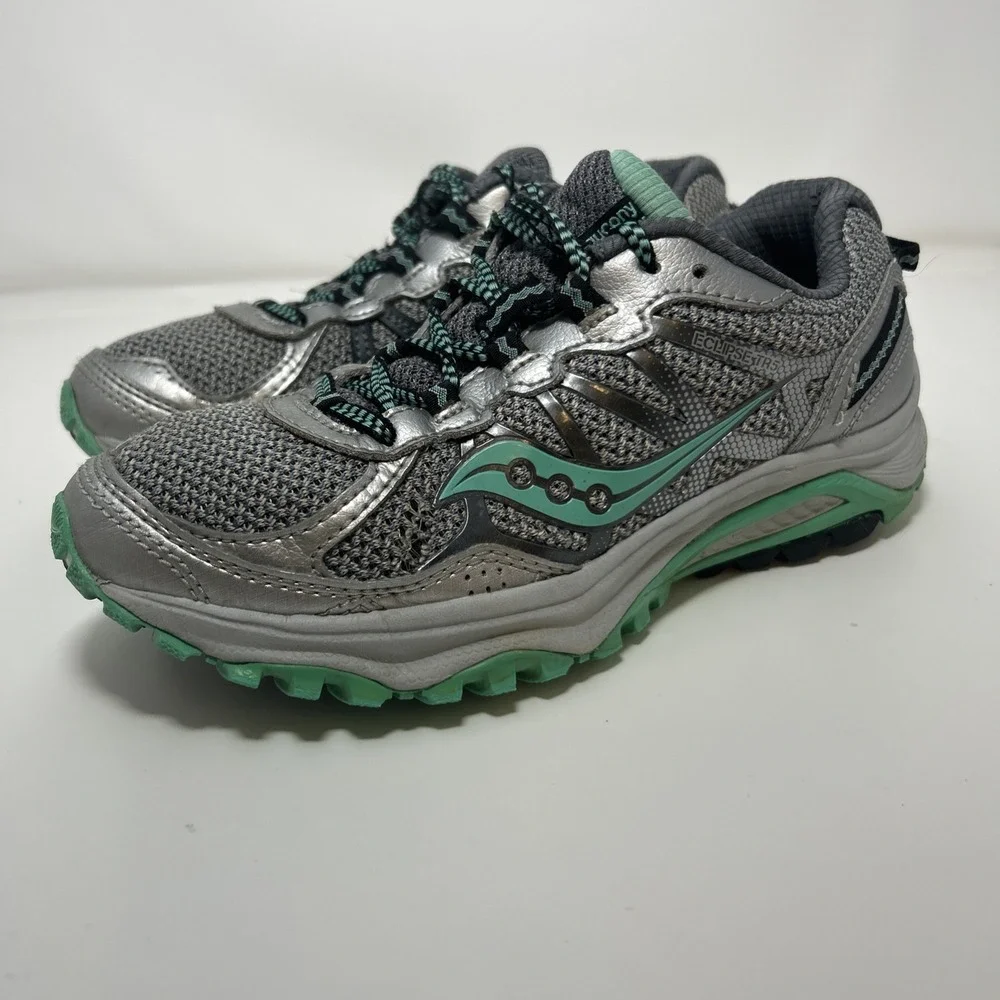 Saucony‎ Eclipse TR 5 Running Shoes Women's Sz 6 Gray Outdoor Trail Shoes
